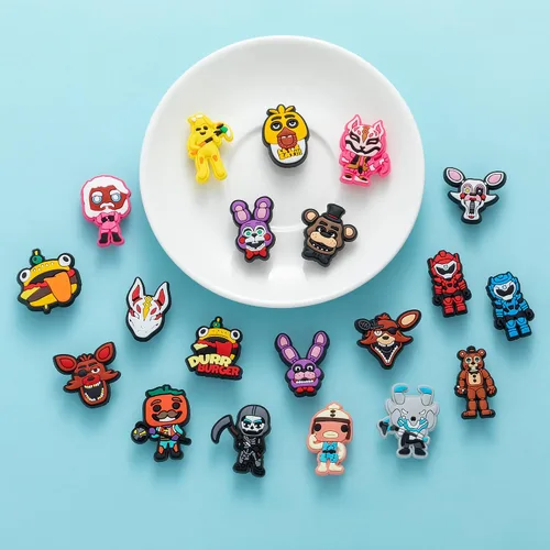 Miniatura 4 de Vikeney Dijes de flores para zapatos, sandalias, pulseras, accesorios, decoración, lindos dijes de margaritas de verano para niñas, niños