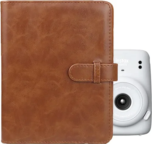 Miniatura 18 de Rieibi Mini álbum de fotos de 96 bolsillos, cartera de piel sintética para Fujifilm Instax Mini 11/8/9/7s/25/70/90, álbum de fotos colorido