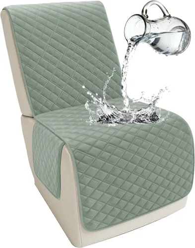 Miniatura 94 de Arfntevss Fundas para sofá seccional reclinable para sofá seccional en forma de L, funda antideslizante lavable para sofá reclinable con forma de L