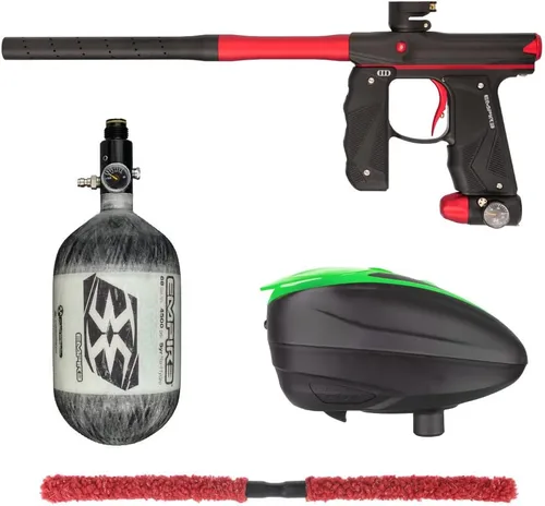 Miniatura 15 de Action Village Empire Mini GS TP Contender Kit de pistola de paintball con tanque 68/4500 Negro Polvo/Negro Polvo