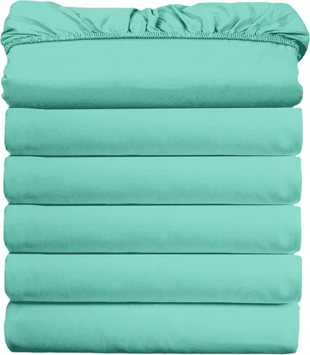 Miniatura 20 de Elegant Comfort Paquete de 6 sábanas bajeras ultrasuaves a granel – 1500 sábanas bajeras de microfibra de alta calidad hotelera, bolsillos profundos