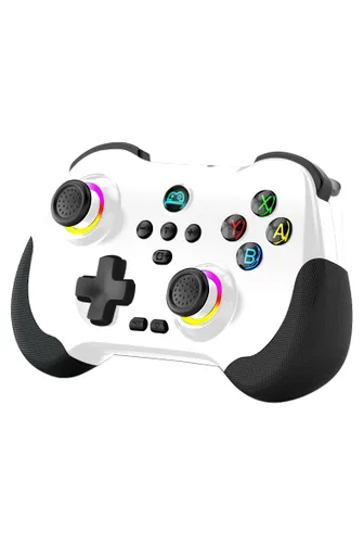 Miniatura 12 de Koiiko Wireless Gaming Controller for ipad/iphone Android/PC/Switch/Streaming on Xbox/PS4/PS3, Bluetooth, Pocket Size, 7-Colors LED, Hall Effect