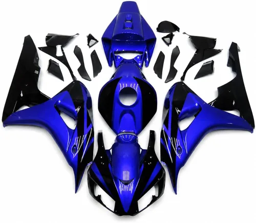 Miniatura 26 de Carenado negro brillante para Honda 2006 2007 CBR1000RR CBR 1000RR nueva inyección ABS plásticos cuerpo kit cuerpo trabajo 06 07
