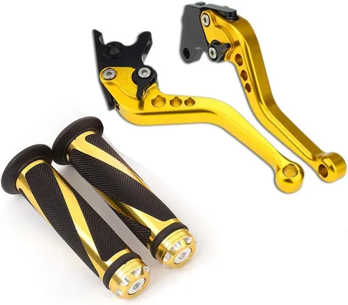 Krace Juego de palancas de freno de embrague de motocicleta para Suzuki GS500 E F 1989-2009, GSF 600S BANDIT 1996-2003 w. 7/8 "0.866 in empuñaduras