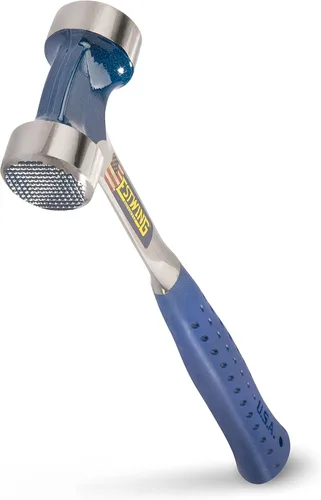 Miniatura 5 de Martillo de Liniero Estwing - Herramienta de Servicios Eléctricos de 40 onzas con cara lisa y agarre de reducción de impactos - E3-40L, azul