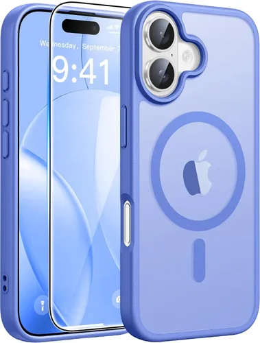 Miniatura 274 de FNTCASE - Funda para iPhone 16 Pro: magnética, mate, translúcida, de grado militar, protectora contra caídas, resistente, fina, duradera y a prueba