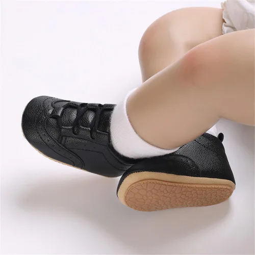 Miniatura 2 de LAFEGEN Mocasines clásicos de piel sintética para bebés, niños y niñas, suela suave, zapatos de vestir Oxford, zapatos de vestir planos
