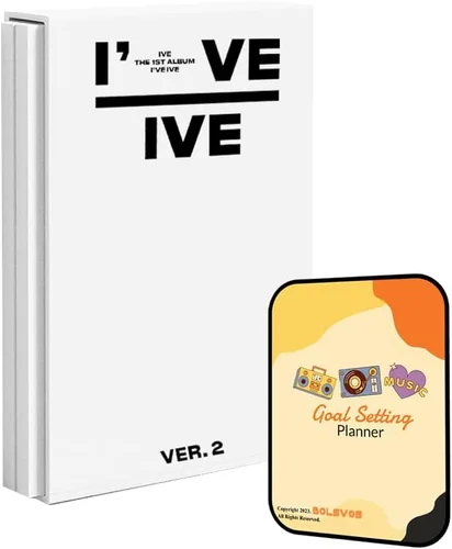 Miniatura 6 de Álbum IVE IVE [VER.1]+Beneficios de pre-pedido + planificador digital inspirado en BolsVos K-POP, paquete de calcomanías digitales (El primer álbum)