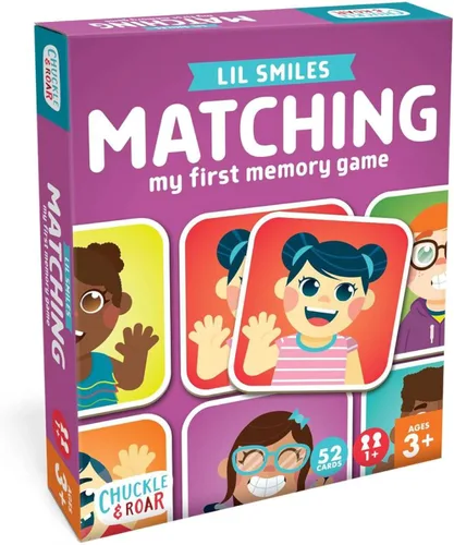 Miniatura 9 de Chuckle & Roar Juego de memoria de animales y bebés, 52 azulejos, bilingüe, a partir de 3 años, a juego de animales para padres y bebés