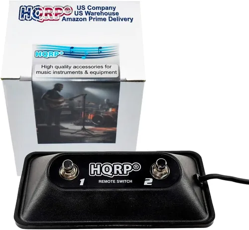 Miniatura 2 de HQRP Pedal de guitarra multiusos de 2 botones compatible con Peavey 03022910 03008010 03330850 Reemplazo compatible con TransTube Bandit DeltaBlues