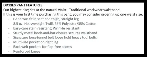 Miniatura 4 de Dickies Boys' Loose Fit Double Knee Twill Work Pant