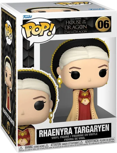 Miniatura 2 de POP House of Dragon - Rhaenyra Targaryen Funko Figura de vinilo (paquete con funda protectora de caja compatible), multicolor, 3.75 pulgadas