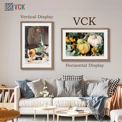 Miniatura 154 de VCK Marcos para póster de madera maciza de 22.375 x 34 pulgadas, marco de fotos A1 negro con montaje en pared, paquete de 3