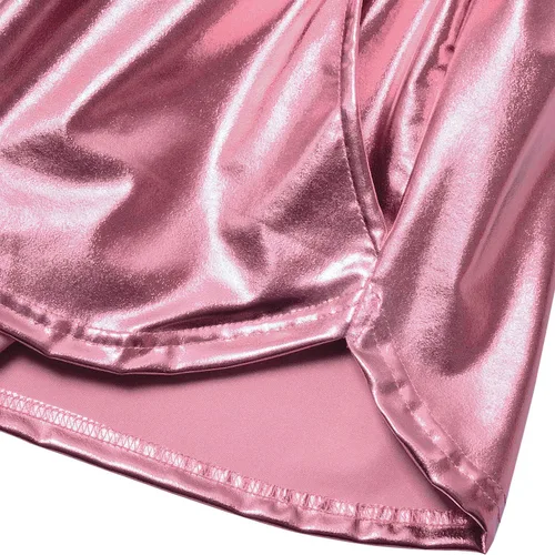 Miniatura 5 de Pantalón corto Perfashion metálico brillante para mujer