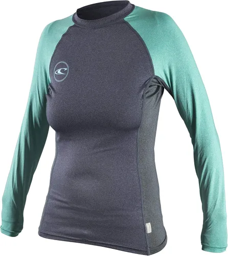 Miniatura 10 de O'Neill Sudadera de compresión con protección UV manga larga para mujer Vidrio de mar