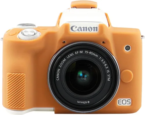 Miniatura 12 de Easy Hood Funda para Cámara para Canon EOS M50/M50 Mark II Cámara Digital, Funda de Silicona Suave Anti-Rayones Cubierta Protectora de Carcasa Rosa