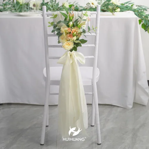 Miniatura 4 de HUIHUANG Cinta Blanca de 2 pulgadas de ancho, Cinta de Satén de Doble Cara Blanco Antiguo para Suministros de Arreglos Florales, Decoración de Boda