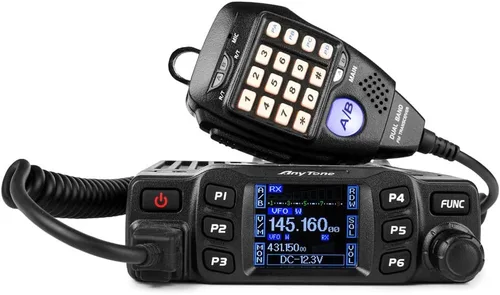 Miniatura 6 de Radio móvil amateur Anytone AT-778UV con antena de coche, radios de dos vías de largo alcance 40 kilómetros, ideal para principiantes en actividades