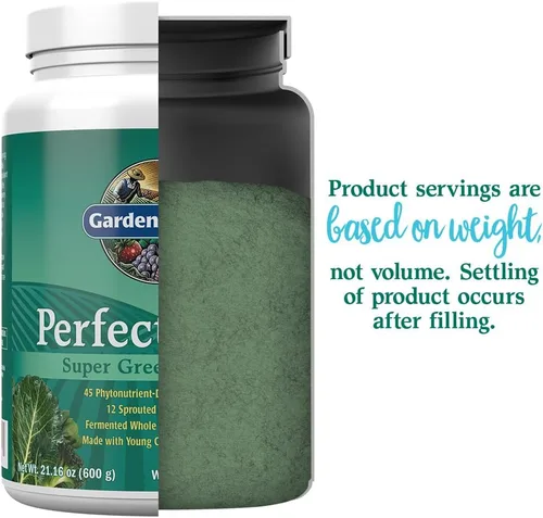 Miniatura 4 de Garden of Life - Complemento vegetal de alimentos enteros – Polvo dietético de alimentos perfectos para alimentos verdes, 4.93 onzas/140 g