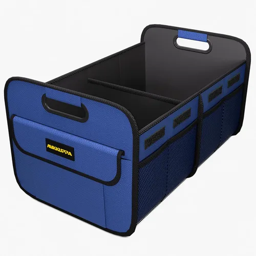 Miniatura 13 de MIKKUPPA Organizador de maletero de automóvil, organizador plegable de maletero pequeño con diseño dividido para alimentos, organizadores
