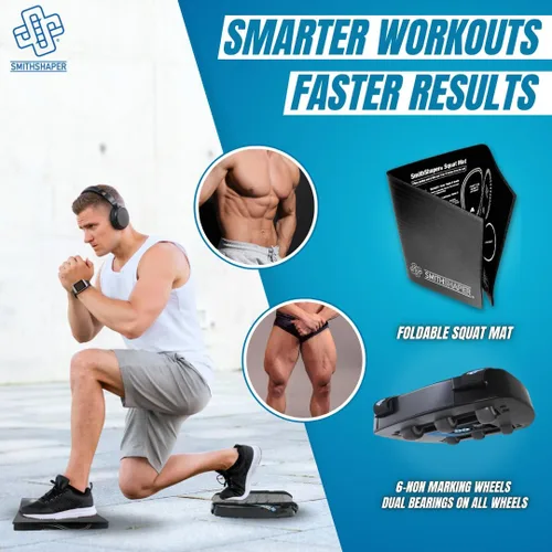 Miniatura 5 de PRO Ab Squat Roller + Paquete de alfombrilla para sentadillas