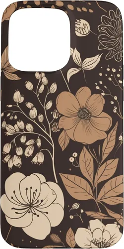 Miniatura 31 de Hazelnut Brown Wildflower Floral Flower Design Case for iPhone 17