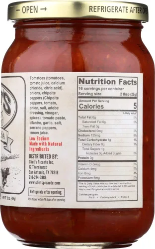 Miniatura 2 de Clints Chipotle de salsa 16 oz (paquete de 6)