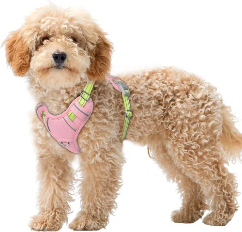 Miniatura 92 de BARKBAY Arnés para Perro Sin Tirones Talla Grande Arnés Reflectante para Perro con Clip Frontal y Asa de Control Fácil para Caminar Entrenar Correr