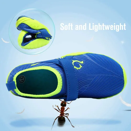 Miniatura 5 de CIOR Zapatos de agua ligeros para niños y niñas, tenis acuáticos para la playa (niños pequeñosniños grandes)