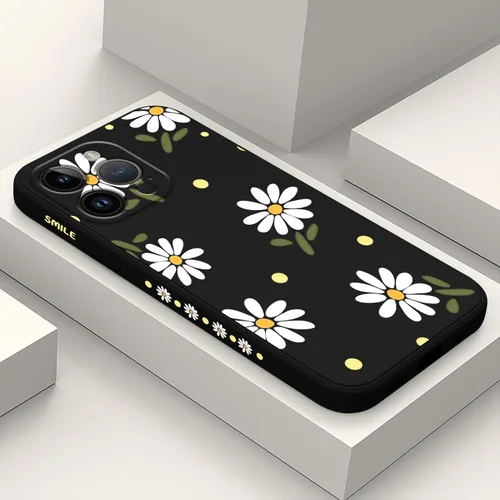 Miniatura 21 de LEECG Funda para iPhone 14 con Patrón de Flores de Mariposa de Astronauta, Forro de Microfibra Suave Anti-Rayones en el Interior, Cubierta