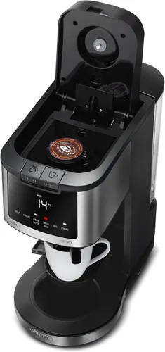 Miniatura 5 de Gourmia Cápsula individual 2 en 1 + cafetera de 12 tazas con ajustable hasta 4 horas para mantener el calor