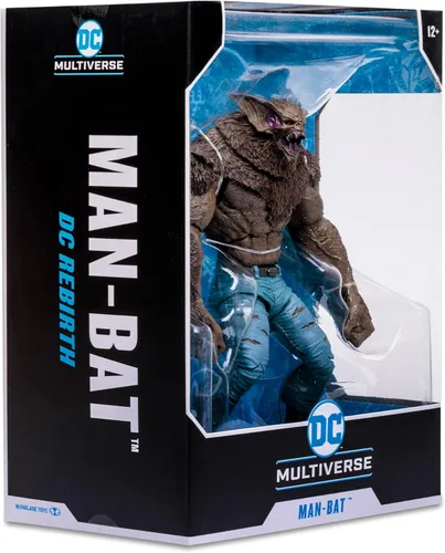 Miniatura 9 de McFarlane Toys DC Multiverse Man-Bat Mega figura de acción Hombre murciélago