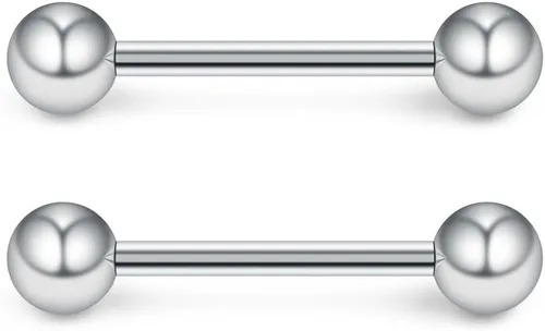 Miniatura 4 de ruifan 14G 916inch redondo ópalo pezón lengua escudo anillo, joyas Piercing retenedor 6pcs