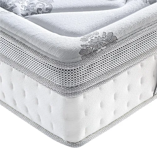 Miniatura 4 de Gran Colchón Classic Brands, de hule espuma de memoria, con gel fresco e híbrido, colchón de muelles, matrimonial y de 14 in. , Espuma, Amarillo