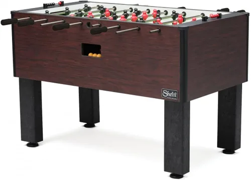Pro Foos II: Mesa de futbolín de grado comercial y tamaño reglamentario para adultos, juego de fútbol de mesa de calidad de competencia (fabricado