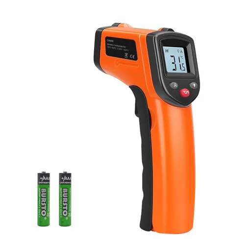 Termómetro infrarrojo X6000 Pistola de temperatura para cocinar, herramienta láser de superficie IR para horno de pizza, carne, plancha, parrilla,