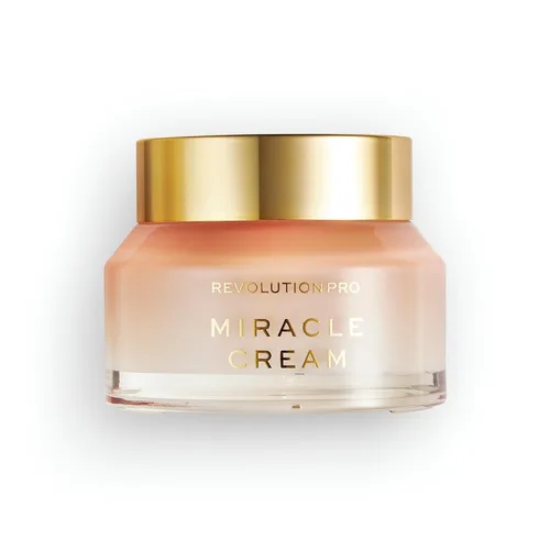 Revolution Pro Miracle Cream, crema facial hidratante e hidratante, ayuda a la opacidad con ácido hialurónico y niacinamida, 1.69 onzas