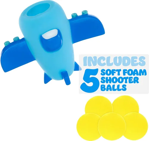 Miniatura 3 de Juguete de bola de espuma para avión – Apriete y lanza bolas de avión con bolas de espuma incluidas Juguete blando para niños Divertido juguete