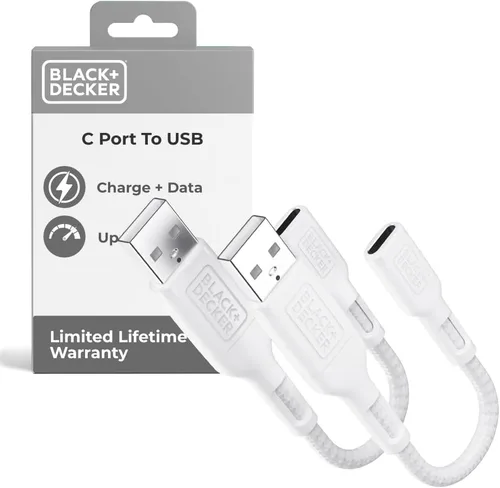 Miniatura 11 de BLACK+DECKER Adaptador USB C a USB [2 unidades] Tipo C hembra a USB macho OTG Cable USB a USBC Adaptador Apple compatible con MacBook Pro/Air iPhone