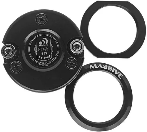 Miniatura 3 de Massive Audio CT4XV2 - Tweeter de bala de titanio de 0.984 in 4 ohmios, súper tweeter de 120 W, componente de audio profesional de alta