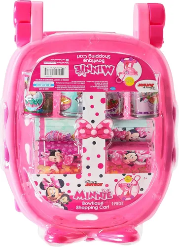 Miniatura 7 de Carrito de compras del salón de belleza de los ayudantes felices de Minnie, juguetes para niños oficialmente licenciados de 3 años en adelante