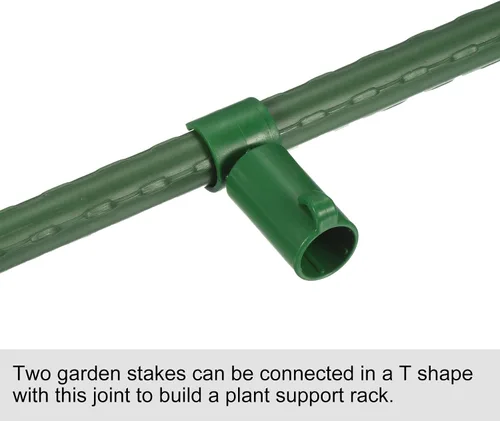 Miniatura 4 de MECCANIXITY Clip de conector de estacas de plantas de 2.28 pulgadas de largo, clips de hebilla para juntas de tubería para palos de patio, caña