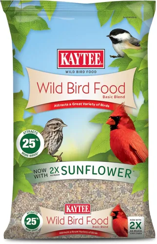 Miniatura 9 de Kaytee Essentials Blend with Black Oil Sunflower, maíz agrietado y mijo, semillas de alimento para aves silvestres para cardenales, arrendajos