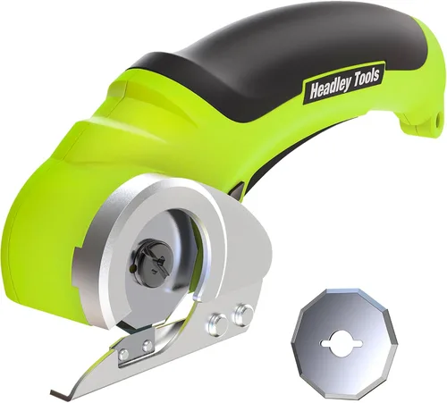 Headley Tools Cortador de cartón inalámbrico de 4.2 V, mini cortador de caja eléctrico, tijeras eléctricas recargables, cortador de alfombra con una