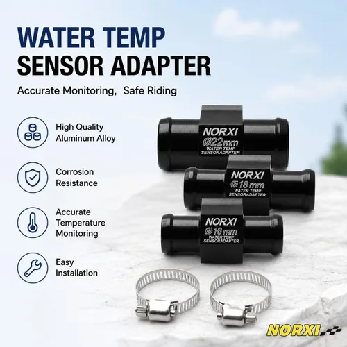 Miniatura 2 de Sensor de Temperatura del Agua Termómetro de Agua Adaptador de Sensor Termómetro de Agua Accesorio de Tubo Sensor Adaptador de Manguera