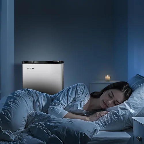 Miniatura 8 de VEVOR Mini refrigerador de 3.2 pies cúbicos con congelador, refrigerador compacto de una sola puerta con zona de congelador de micrones, temperatura