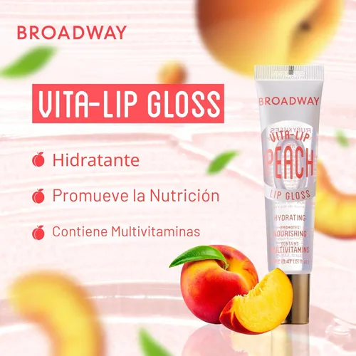 Miniatura 3 de Ruby Kisses Broadway Vita-Lip Brillo de labios transparente (paquete de 7) Bálsamo labial ultrahidratante y calmante con vitaminas, acabado de alto