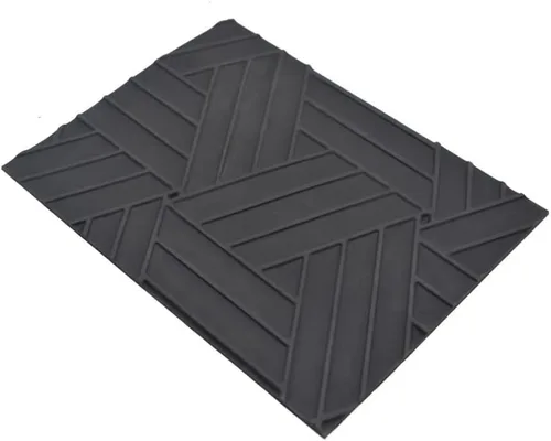 Miniatura 5 de Alfombrilla de silicona Mousse Roll Swiss Roll Textura Mat Geometría Encaje Fondant Mat Pastelería Resina Molde Pastel