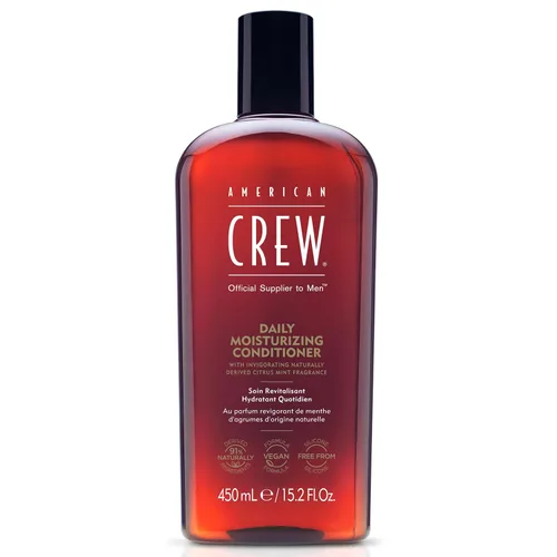 Miniatura 6 de American Crew Acondicionador para hombres, hidratante diario, derivado de forma natural, fórmula vegana, fragancia de menta cítrica, 33.8 onzas