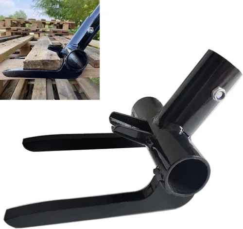Miniatura 8 de JINHAN Pallet Buster Herramienta con mango de 40 pulgadas – Herramienta de extracción de tablero de cubierta de cabeza articulada para extracción